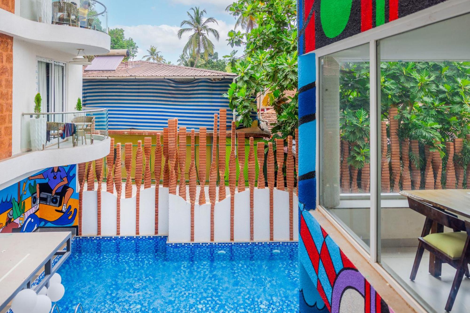 Downtown Hostels - Anjuna Eksteriør bilde